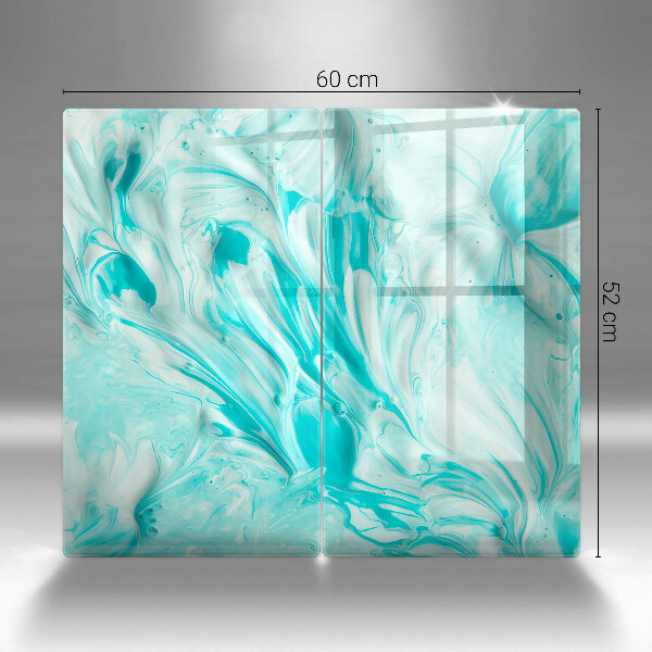 Sklenená doska na krájanie Abstrakcia farby