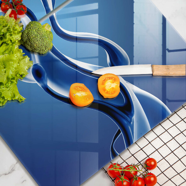 Sklenená doska na krájanie Abstrakcia tekutín