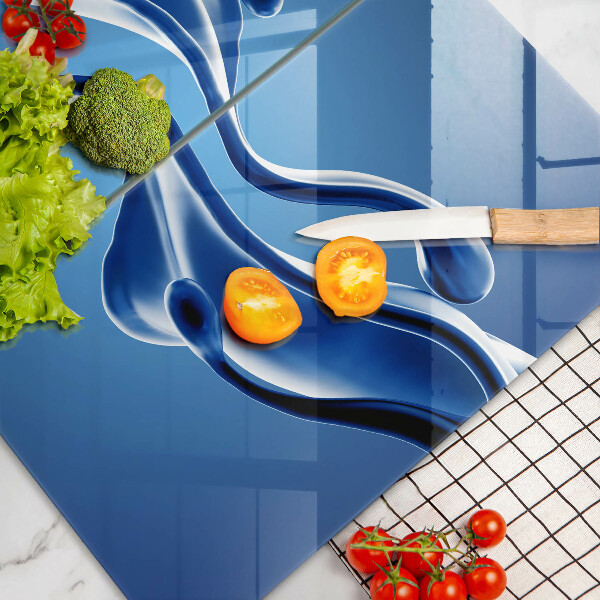 Sklenená doska na krájanie Abstrakcia tekutín