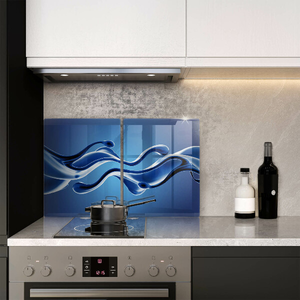 Sklenená doska na krájanie Abstrakcia tekutín