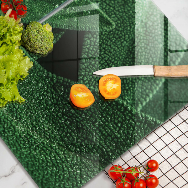 Kuchynská doska veľká zo skla Listy rastliny