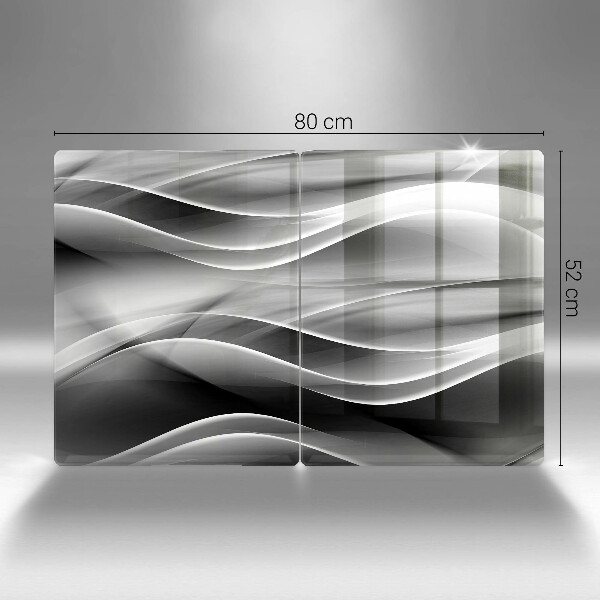 Sklenená doska na krájanie Abstrakcia jemné línie