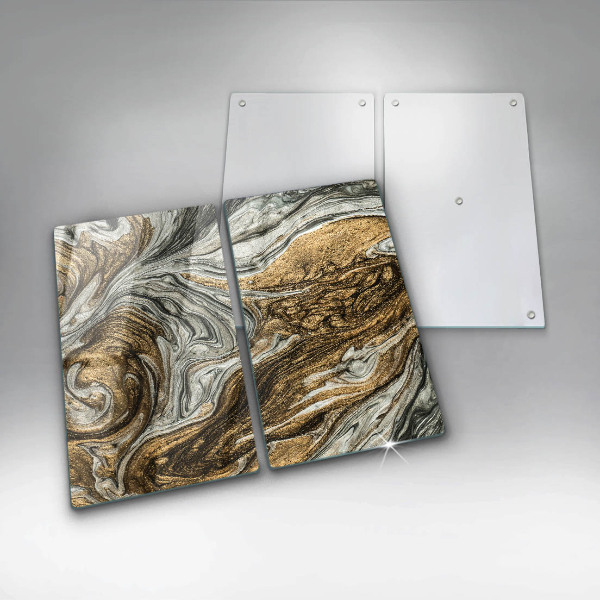 Sklenená doska na krájanie Bohatá abstrakcia