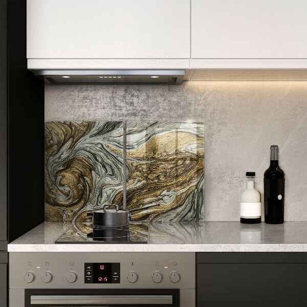 Sklenená doska na krájanie Bohatá abstrakcia