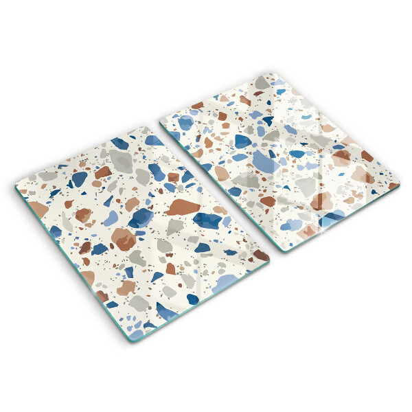 Sklenená doska na krájanie Dekoratívna kamenina