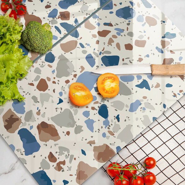 Sklenená doska na krájanie Dekoratívna kamenina