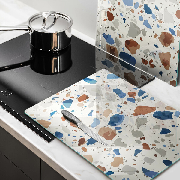 Sklenená doska na krájanie Dekoratívna kamenina