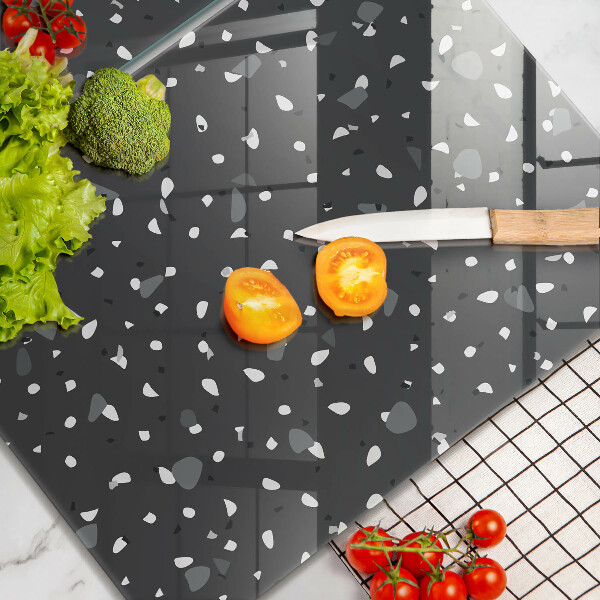 Sklenená doska na krájanie Dekoratívny kameň