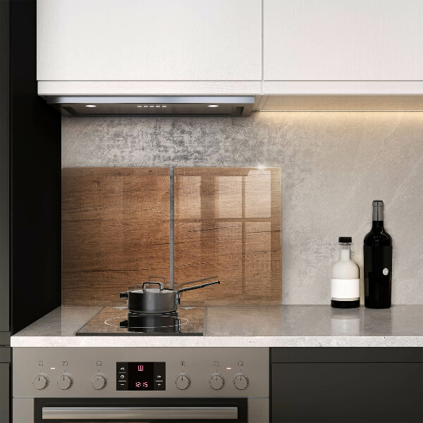 Kuchynská doska veľká zo skla Textúra dreva