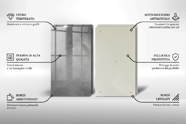 Kuchynská doska veľká zo skla Betónové textúry pozadia