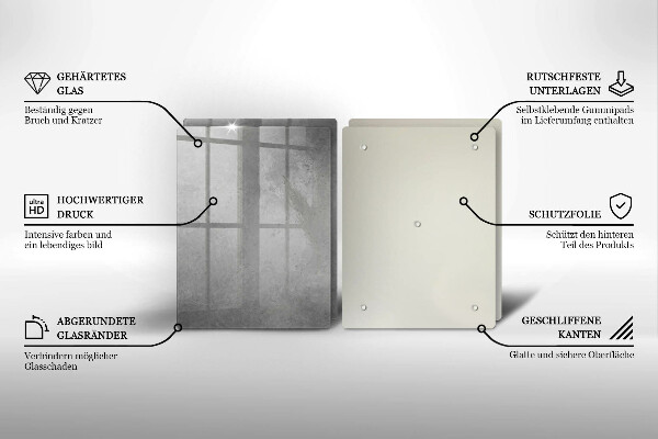 Kuchynská doska veľká zo skla Betónové textúry pozadia