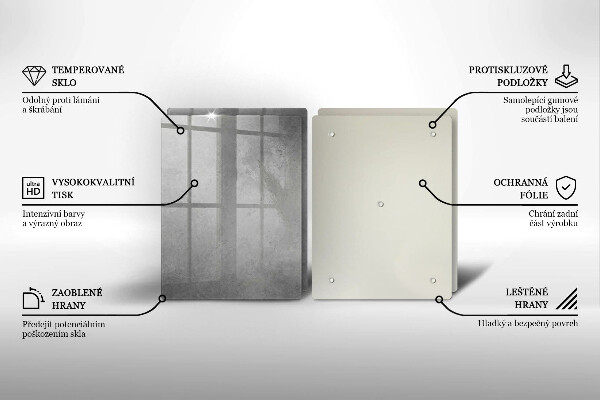 Kuchynská doska veľká zo skla Betónové textúry pozadia