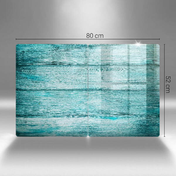 Kuchynská doska veľká zo skla Vintage drevené dosky