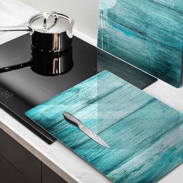 Kuchynská doska veľká zo skla Vintage drevené dosky