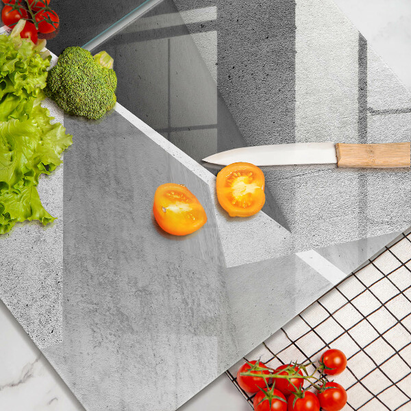 Kuchynská doska veľká zo skla Konkrétna abstrakcia