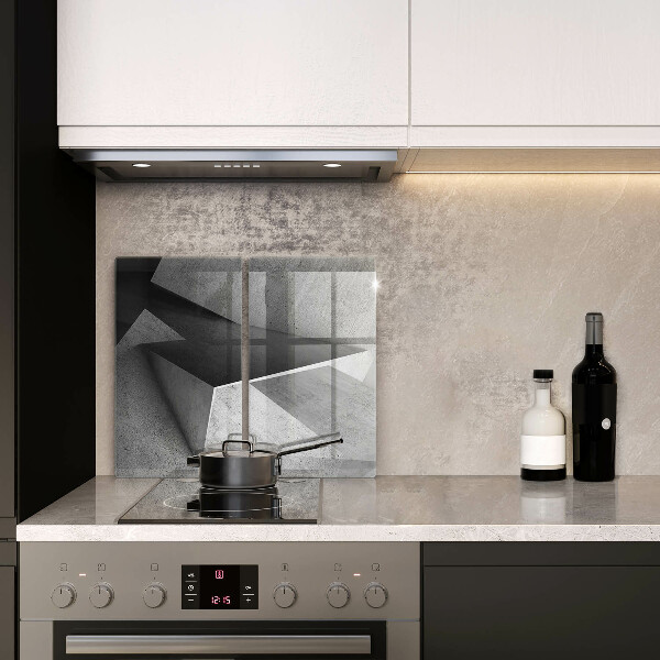 Kuchynská doska veľká zo skla Konkrétna abstrakcia