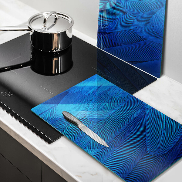 Kuchynská doska veľká zo skla Vtáčie perie