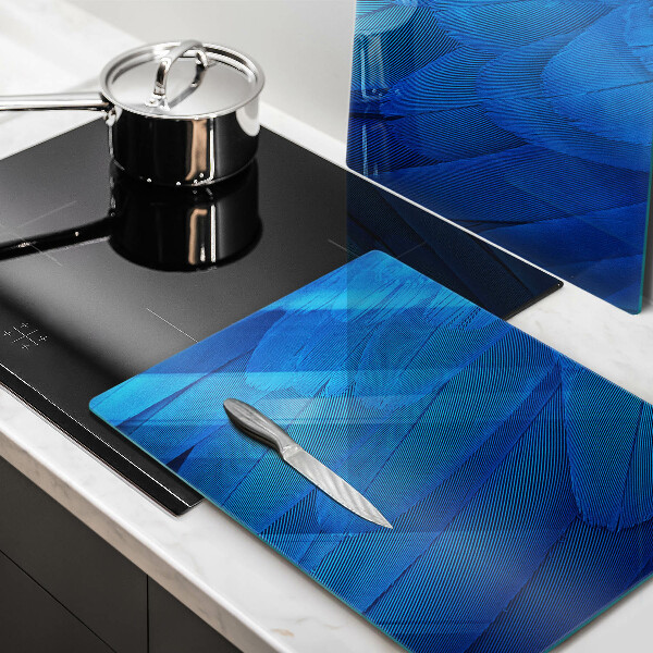 Kuchynská doska veľká zo skla Vtáčie perie