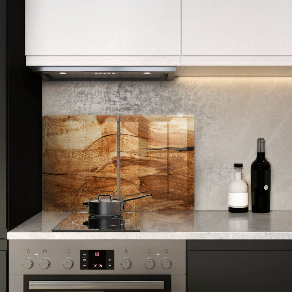 Kuchynská doska veľká zo skla Textúra drevenej dosky