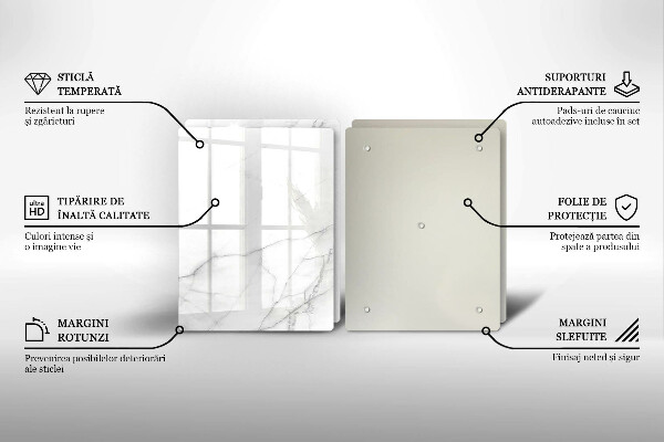 Kuchynská doska veľká zo skla Mramorové kamenné pozadie