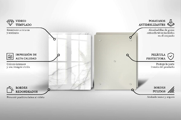 Kuchynská doska veľká zo skla Mramorové kamenné pozadie