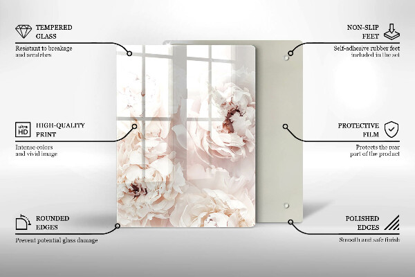 Sklenená doska na krájanie Žltá