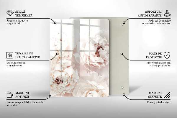 Sklenená doska na krájanie Žltá