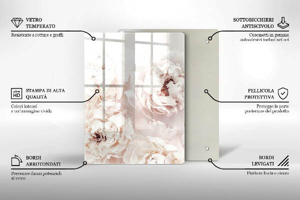 Sklenená doska na krájanie Žltá