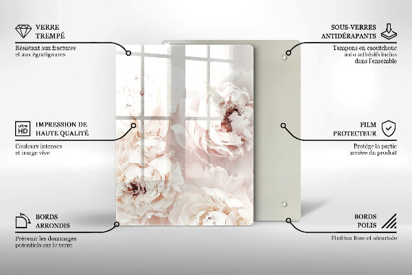 Sklenená doska na krájanie Žltá