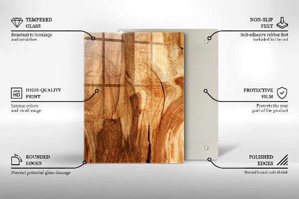 Kuchynská doska zo skla Červené chilli papričky