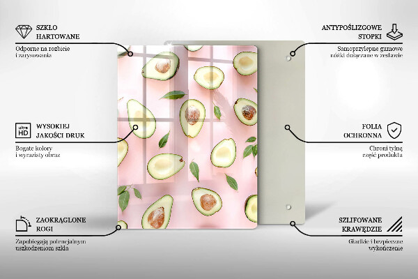 Kuchynská doska zo skla Ovocie a zelenina