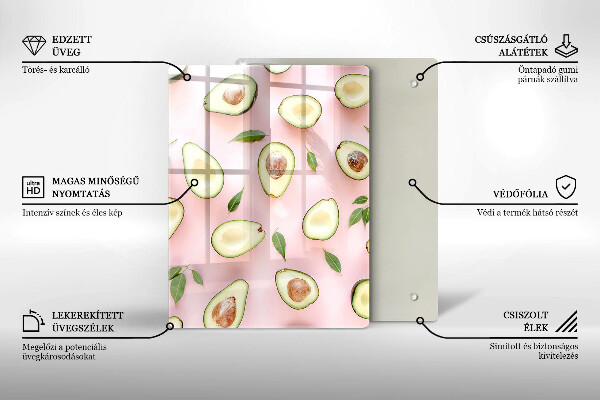 Kuchynská doska zo skla Ovocie a zelenina
