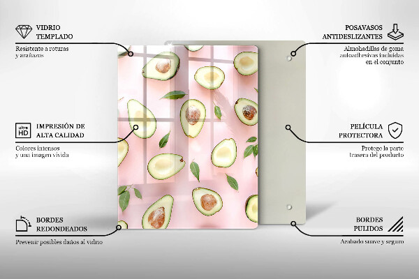 Kuchynská doska zo skla Ovocie a zelenina