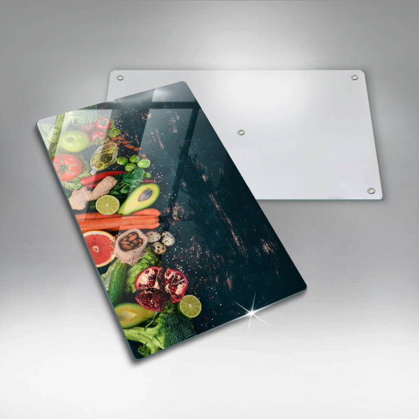 Kuchynská doska zo skla Ovocie a zelenina