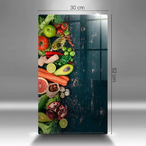 Kuchynská doska zo skla Ovocie a zelenina