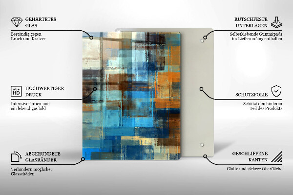 Kuchynská doska zo skla Farebné korenie