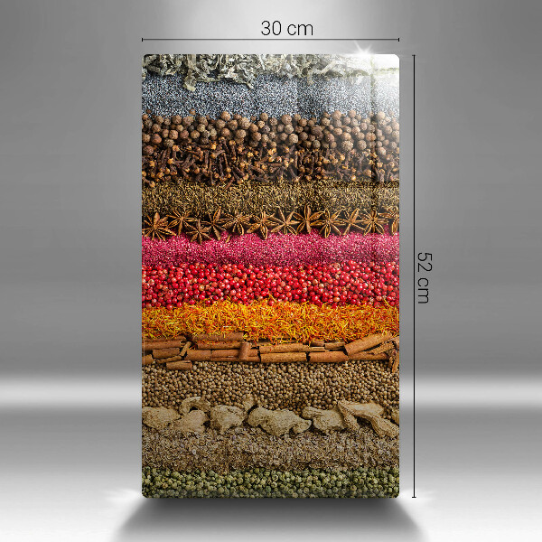 Kuchynská doska zo skla Farebné korenie