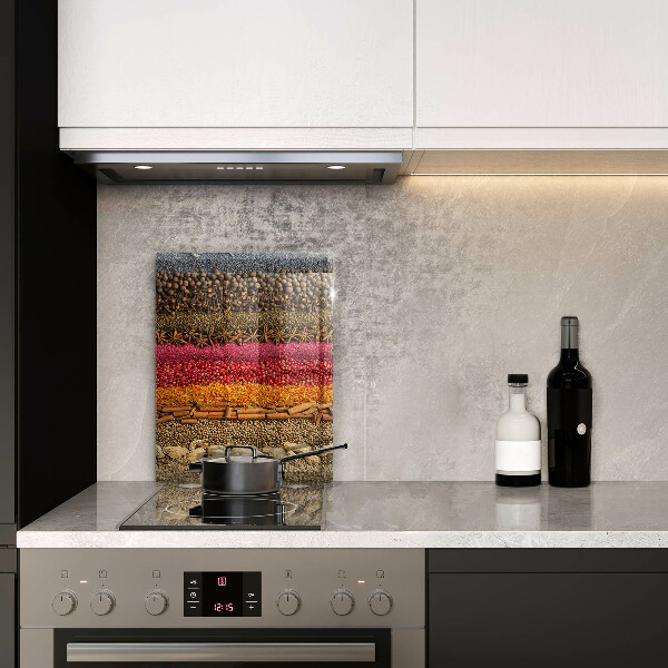 Kuchynská doska zo skla Farebné korenie