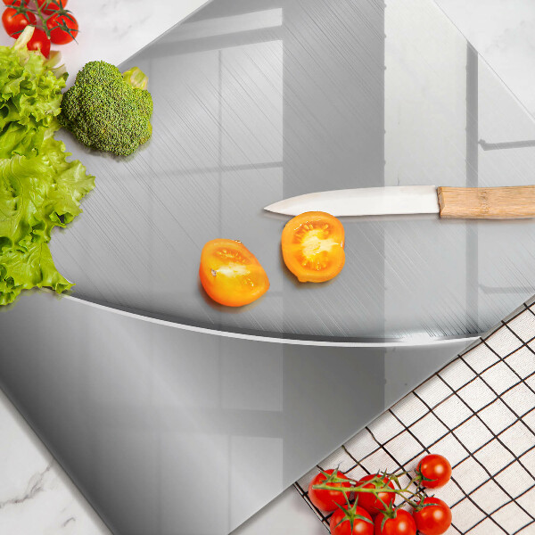 Kuchynská doska zo skla Kovové tvary