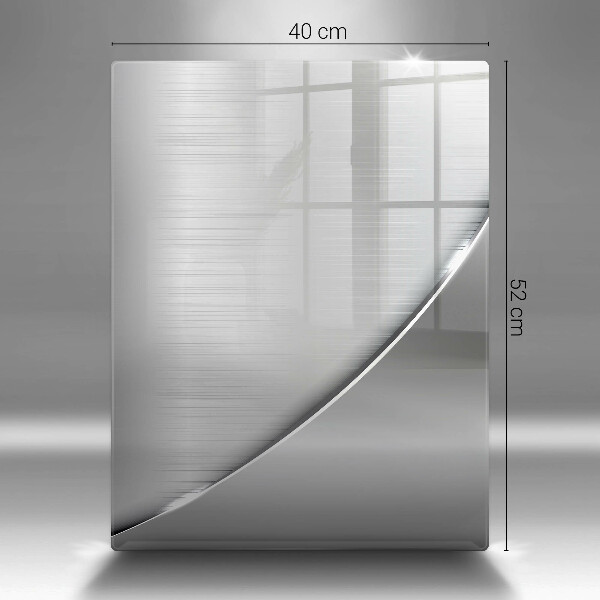 Kuchynská doska zo skla Kovové tvary