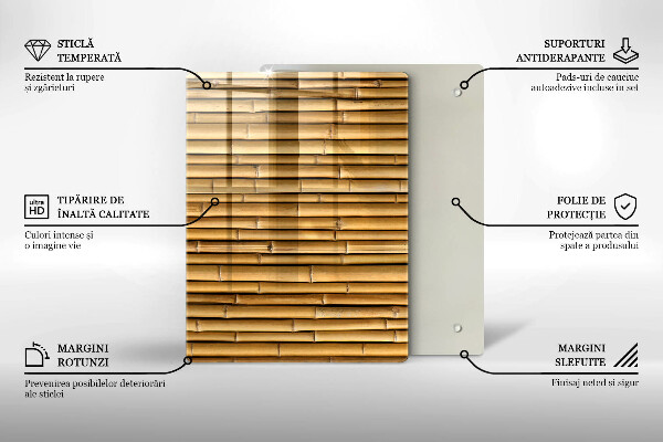 Kuchynská doska zo skla Kovové tvary