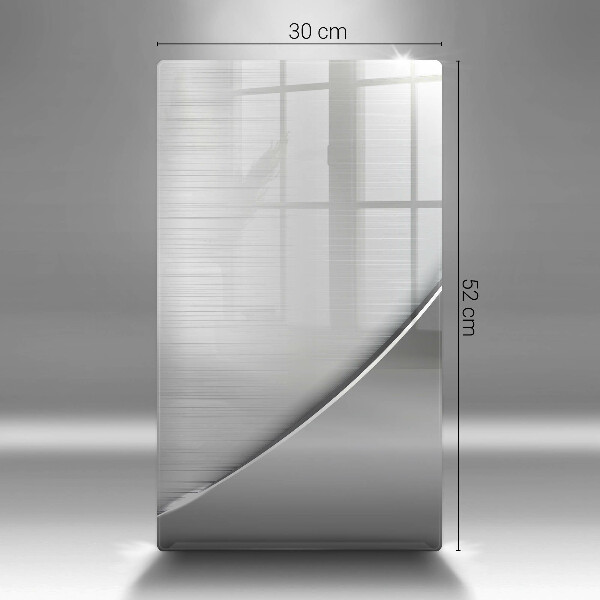 Kuchynská doska zo skla Kovové tvary