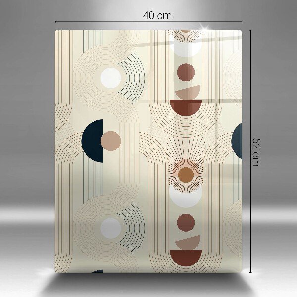 Kuchynská doska zo skla Boho geometrické tvary