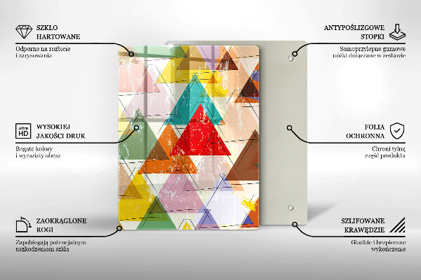 Kuchynská doska zo skla Farebná obloha