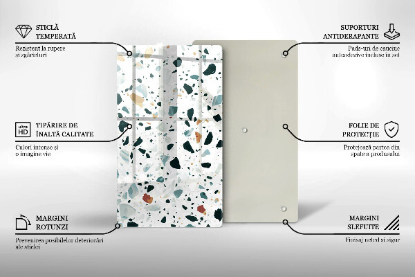 Kuchynská doska zo skla Ľahká kamenina