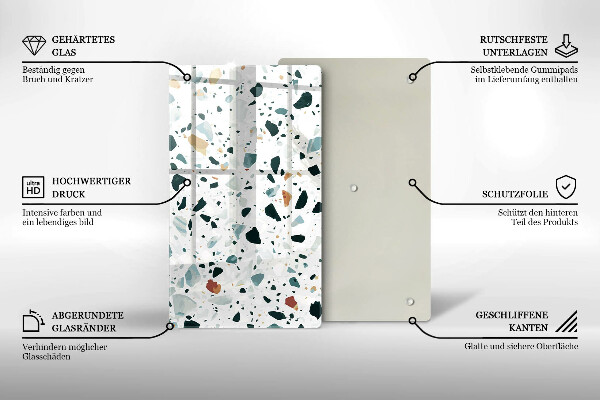 Kuchynská doska zo skla Ľahká kamenina