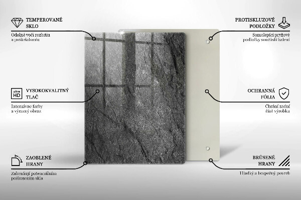 Kuchynská doska zo skla Vlny morskej vody