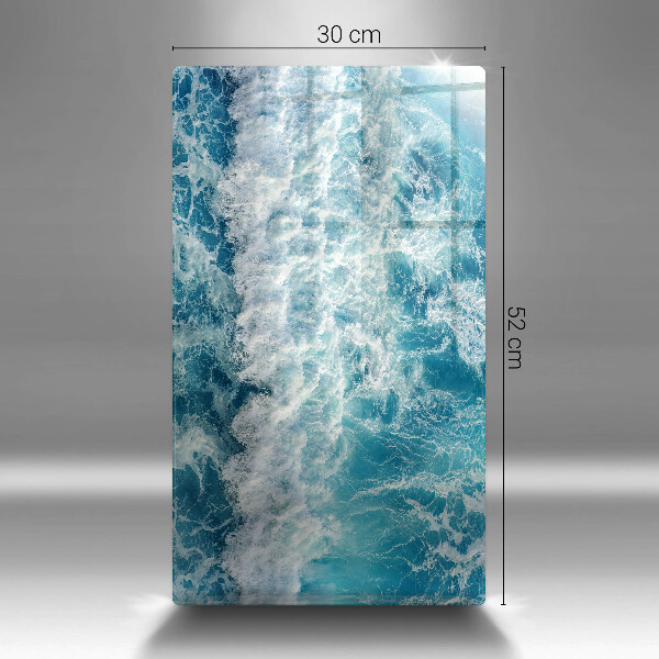 Kuchynská doska zo skla Vlny morskej vody