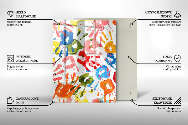 Sklenená doska na krájanie Elegantné pozadie a zlato