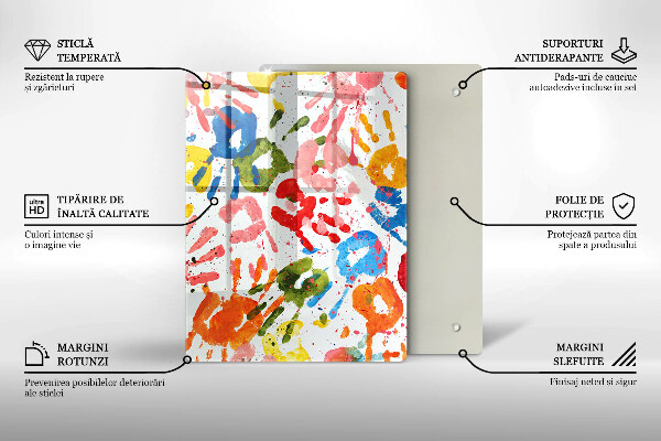 Sklenená doska na krájanie Elegantné pozadie a zlato